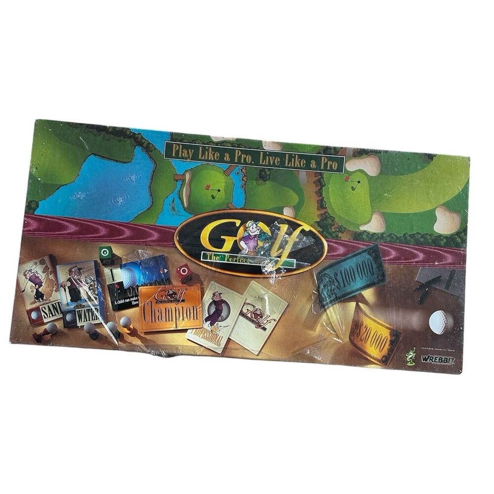 Golf the Perfect Board Game Complete 18 Holes Play Like A Pro Sealed Vintage